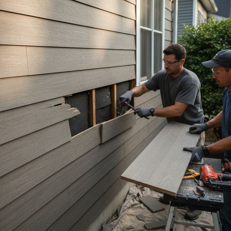 Wood Composite Siding Service detail